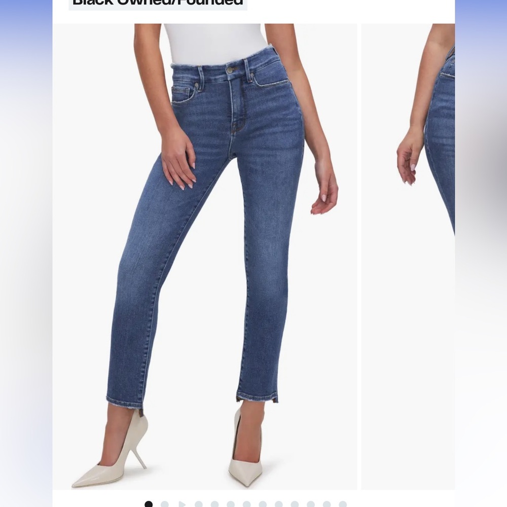 Good American Good Classic blue jeans